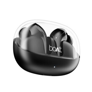 Boat Airdopes 311 Pro, 50HRS Battery, Fast Charge, Dual Mics ENx Tech, Transparent LID, Low Latency, IPX4, IWP Tech, v5.3 Bluetooth Earbuds, TWS Ear Buds Wireless Earphones with mic (Active Black) Boat Airdopes 311 Pro, 50HRS Battery, Fast Charge, Dual Mics ENx Tech, Transparent LID, Low Latency, IPX4, IWP Tech, v5.3 Bluetooth Earbuds, TWS Ear Buds Wireless Earphones with mic (Active Black)